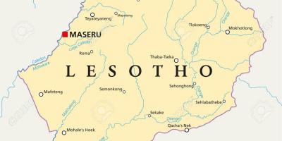 Kartta maseru Lesotho