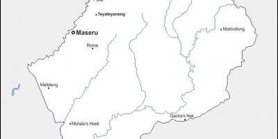 Kartta maputsoe Lesotho